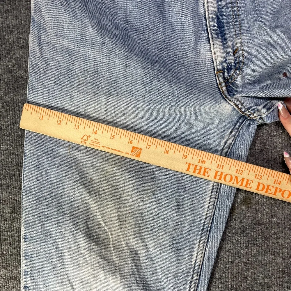 Levi's 550 Jeans Men's Blue Denim Cotton Relaxed Fit Pockets Zip Fly Y2K - 32X33